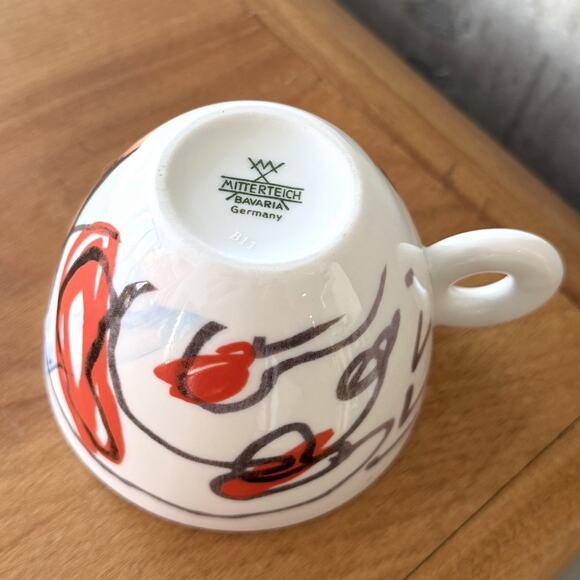 Illy Collection 1994 Andrea Manetti Cappucino Espresso Cup Mitterteich Porcelain - Picture 6 of 6